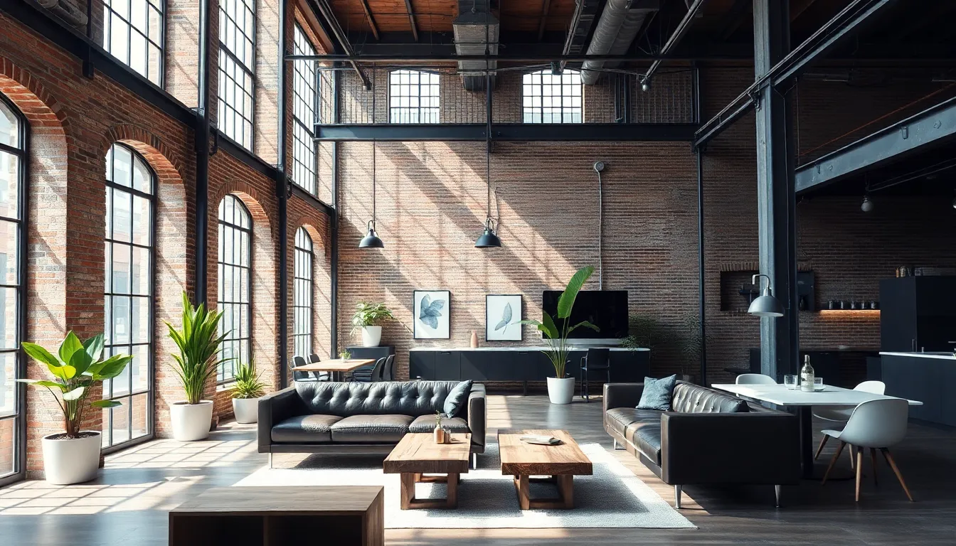 35+ Modern Industrial Loft Interiors: Design Solutions - Industrial Loft Conversion With Industrial Style Accents